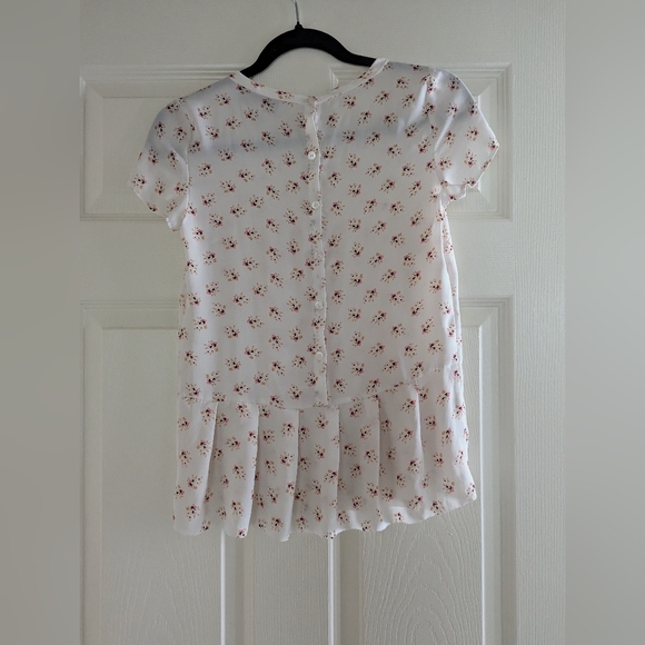 LOFT Tops - LOFT | Size XXSP | White Floral Blouse